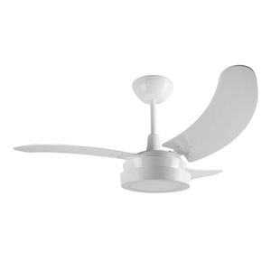 Ventilador De Teto Tron Búzios Max Led 3 Pás Branco 127v