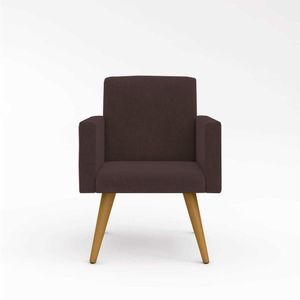 Cadeira Para Escritório Sala Marrom