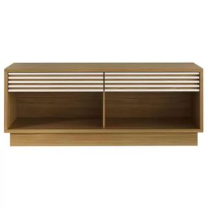 Rack Ra2003 2 Gavetas Tecnomobili Natural/off White Natural/off White