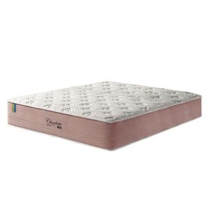 Colchão King Charlotte Molas Ensacadas Visco Gel 193x203x36 Rosa