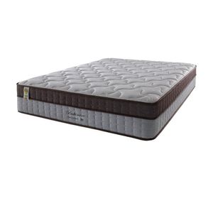 Colchão Casal Molas Ensacadas Suporte P- 200kg Baltimore 138 Linho Bege