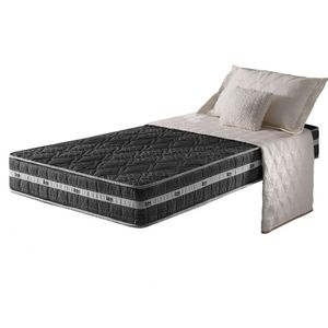 Colchão Solteiro Brooklyn Ortopédico Espuma D45 Extra Firme Preto