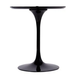 Base de Mesa Saarinen Redonda para Tampos Preto