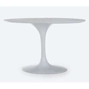 Base de Mesa Saarinen Oval Para Tampo Branco