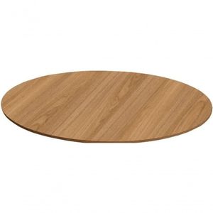 Tampo Em Mdf Oval 180x100 Cm - Freijó Cor Marrom
