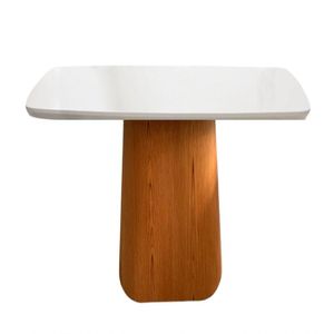 Mesa De Jantar Cone Retangular 244X137cm Tampo Laqueado