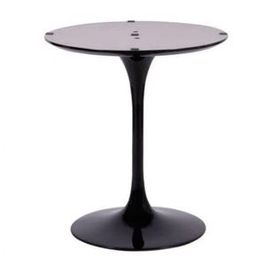 Base De Mesa De Jantar 80Cm Até 120Cm Preto Branco