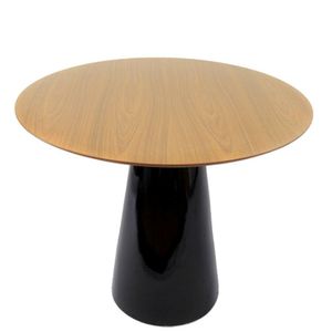 Mesa de Jantar Cone 90 cm Freijó Preto