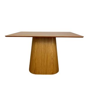 Mesa De Jantar Cone 120X80 Base Freijó Tampo Freijó Marrom