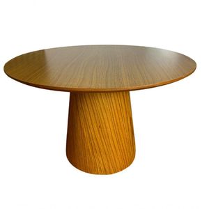 Mesa De Centro Cone Tampo 50cm Freijó Freijó Marrom