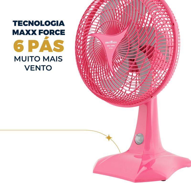 Ventilador-Britania-60W-Helice-com-6-Pas-BVT304-220V-Rosa