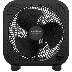 Ventilador Circulador Britânia 30W 3 Velocidades BCA25A 110V Preto