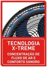 Ventilador-de-Mesa-Arno-X-treme-7-Pas-40cm-VE70-220V-Preto-e-Azul