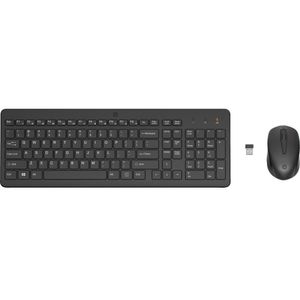 Teclado e Mouse Wireless HP 330 Preto Classic