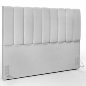 Cabeceira Cama Box Casal Queen 160 Cm Dália W01 Linho Cinza