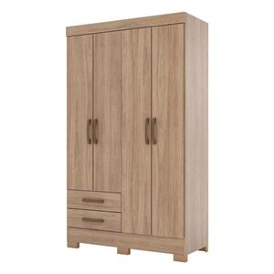 Guarda Roupa Solteiro Fabuloso Jequitibá Brilho - Briz Móveis