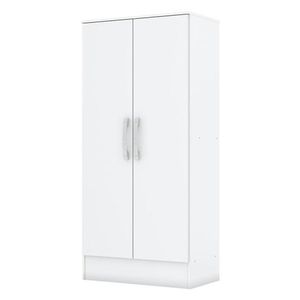 Armário Multiuso 2 Portas Zafira Branco - Briz Móveis