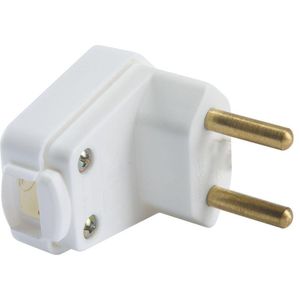 Plugue Angular 2p 250 V 10 A Tramontina Branco Tramontina