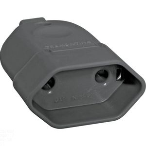 Plugue Fêmea 2p 250 V 10 A Tramontina Preto Tramontina