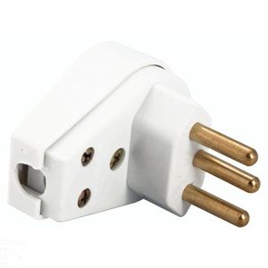 Plugue Angular 2p+t 20 A 250 V Tramontina Branco Tramontina