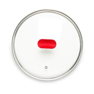 Tampa De Vidro Ichef Polishop - Shark Series - 24cm - Vermelha | Vermelho