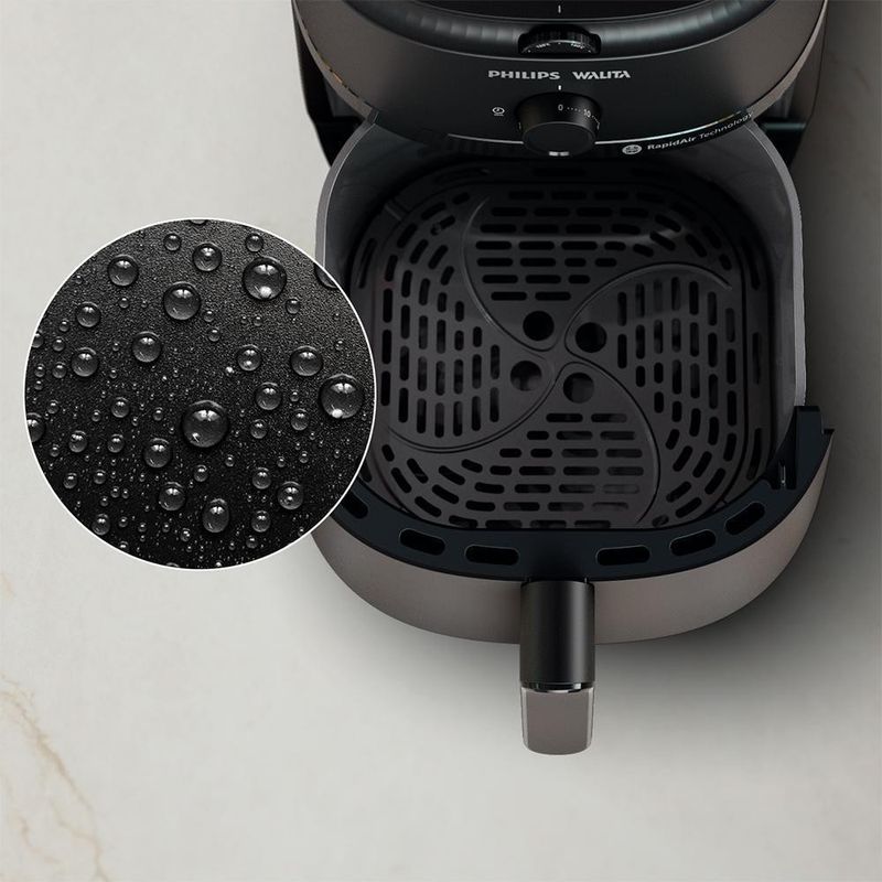Fritadeira Airfryer Philips Walita Série 1000 XL 1700W 6,2 LitrosNA130/00 110V Preto