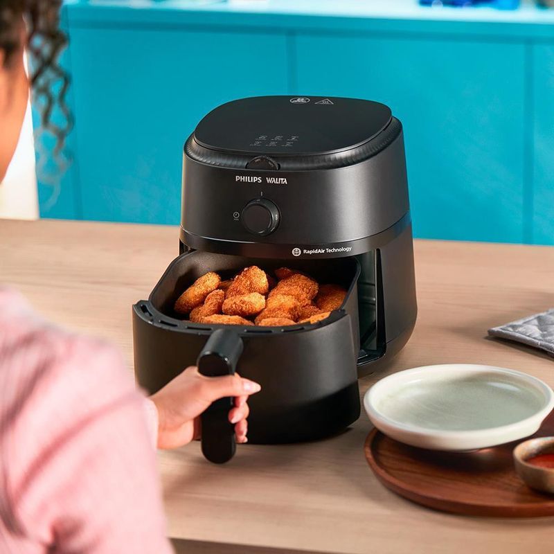 Fritadeira-Airfryer-Philips-Walita-Serie-1000-XL-1700W-62-LitrosNA130-00-110V-Preto