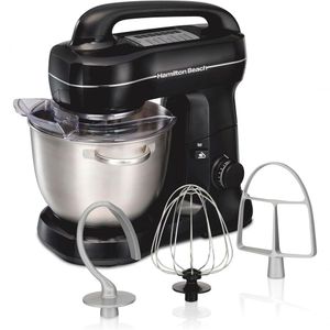 Hamilton Beach Stand Mixer, 4 Qt, 7 Velocidades, 300w, Preto