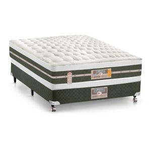 Cama Box + Colchão Castor Casal Silver Star Air 138x188x61cm