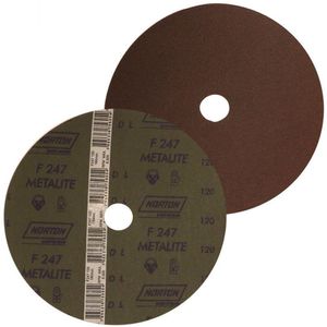 Disco De Fibra Metalite F224 Grão 120 180x22mm Norton