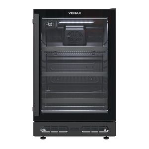 Cervejeira Venax Top Light In 100 82L Com Opção De Embutir 34 Garrafas Preto Fosco 127V