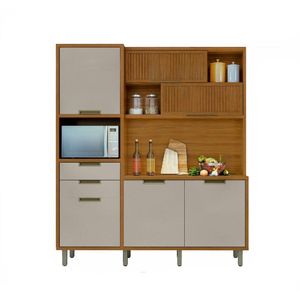 Cozinha 6 Portas 2 Gavetas Loft Off White