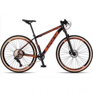 Bicicleta 29 Dropp Z3 12V Freio Hidráulico Preto+Laranja