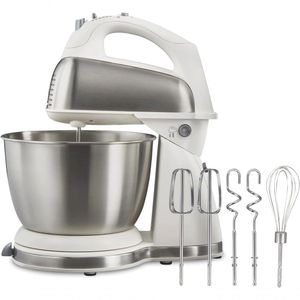 Hamilton Beach Stand-hand Mixer, 4 Qt, 6 Vel. 290w, Branco