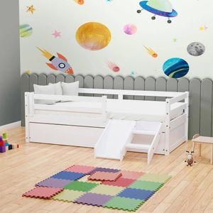 Bicama Solteiro Slim Escorregador Branco