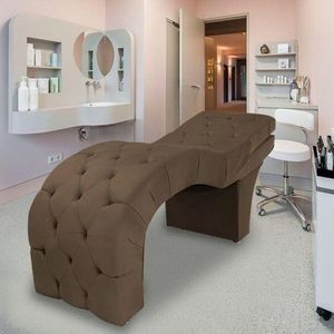 Maca Estofada Reclinável Sobrancelhas Cílios Suede Beatriz Cor:marrom