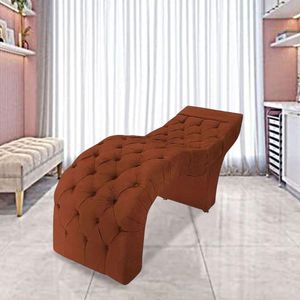 Maca Estofada Estética Cílios Salão Spa Suede Nicole Cor:terracota