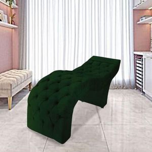 Maca Estofada Estética Cílios Salão Spa Suede Nicole Cor:verde
