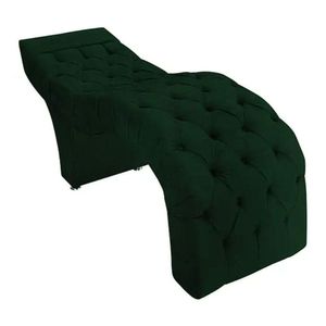 Maca Estofada Estética Cílios Salão Spa Suede Kelly Cor:verde