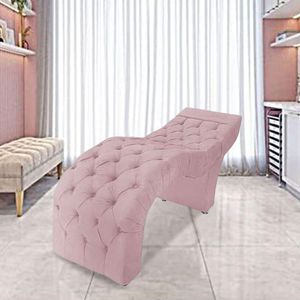 Maca Estofada Estética Cílios Salão Spa Veludo Nicole Cor:rosê