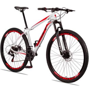 Bicicleta 29 Dropp Aluminum Branco+vermelho