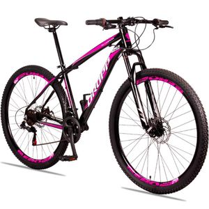 Bicicleta 29 Dropp Aluminum Preto+rosa