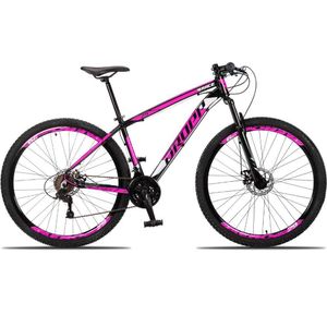Bicicleta 29 Dropp Race 21 Marchas Preto+rosa
