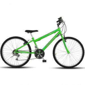 Bicicleta Aro 24 South 18 Marchas Freio V-brake - Verde Verde
