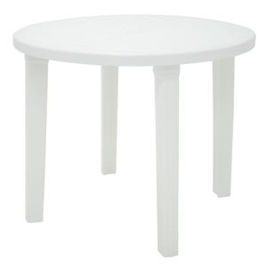 Mesa Tramontina Cassino Em Polipropileno Branco