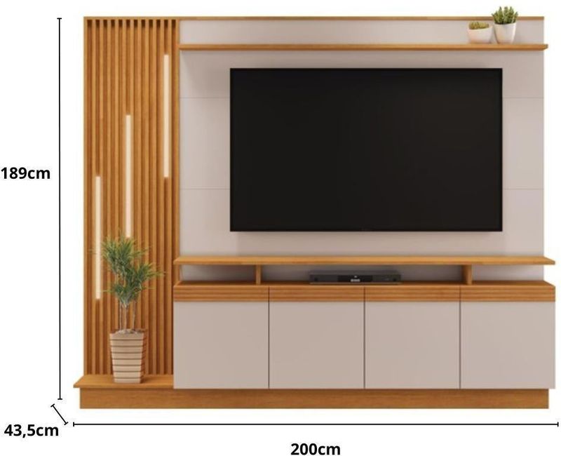Estante-Home-Para-TV-ate-65-Polegadas-4-Portas-Absoulto-JCM-Cinamomo-e-Off-White