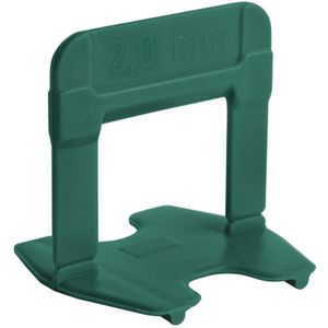 Espaçador Nivelador para Nivelamento 2,0mm Verde Pacote Com 50 Peças61338 Cortag Eco