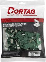 Espaçador Nivelador para Nivelamento 2,0mm Verde Pacote Com 50 Peças61338 Cortag Eco