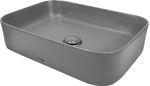 Cuba-de-Apoio-Para-Banheiro-Acqua-8590-Retangular-Com-Valvula-Cinza-Fosco