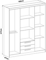 Guarda-Roupa---Roupeiro-4-Portas-3-Gavetas-Bravo-New-Castro-Angelim-e-Branco